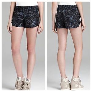 NWT Theory 38 Hye Shard Print Running Shorts S